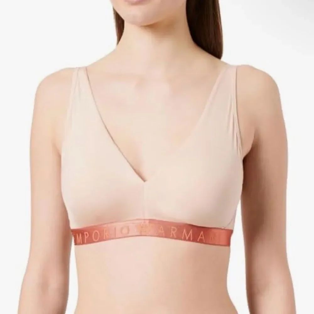 Emporio Armani Pink Pink Padded Bralette(Size Medium)
